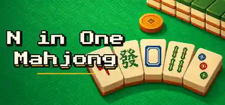 N in One Mahjong: Riichi, Batalha de Sichuan, MCR, Hong Kong e Taiwan de 16 peças