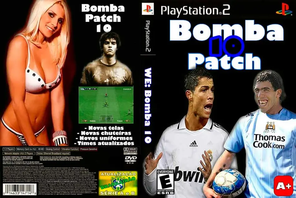 Menu inicial do Bomba Patch