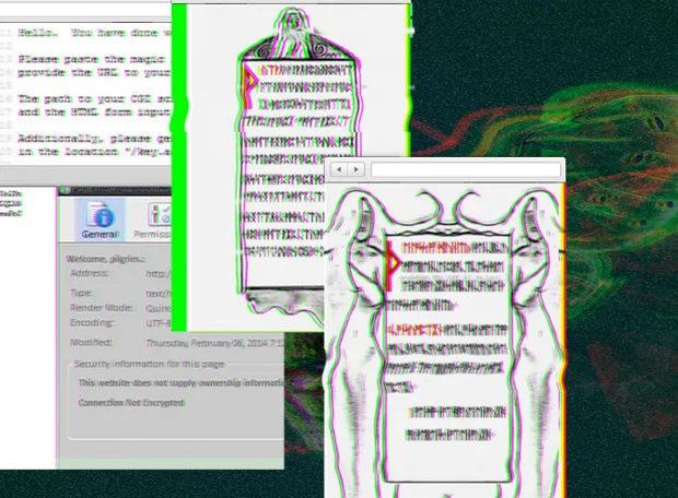 Páginas do Liber Primus escritas em runas
