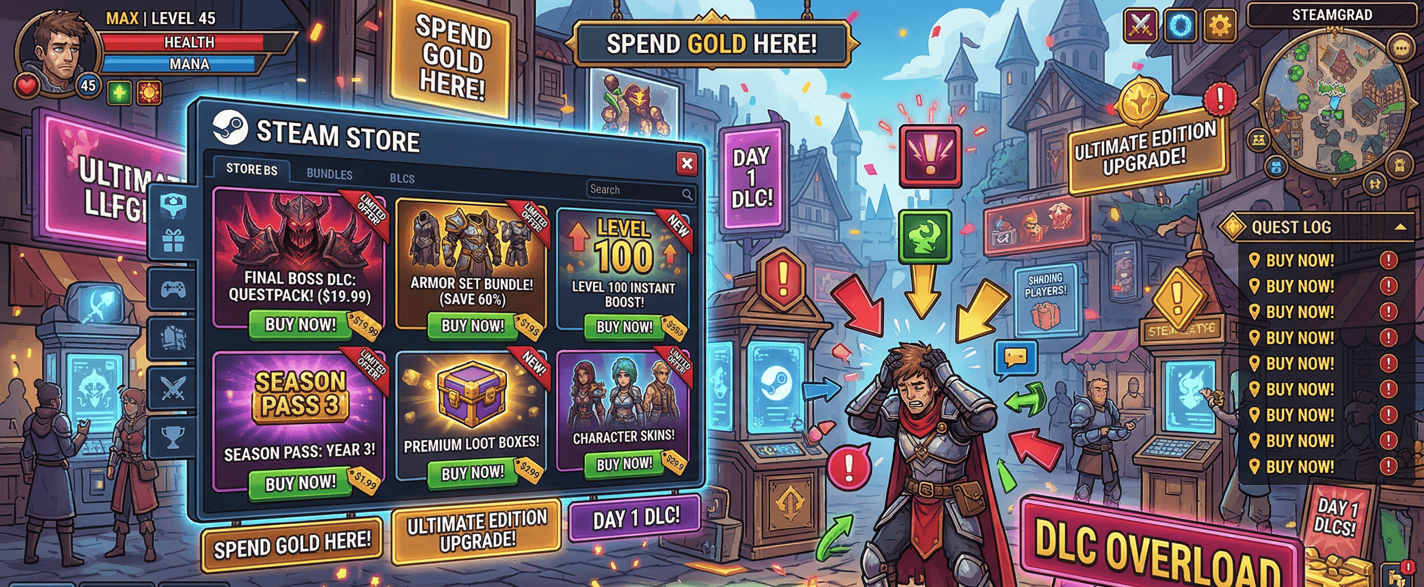 Teclado gamer iluminado representando o consumo digital